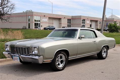 The 1972 Monte Carlo is quickly becoming a much desired collector classic. This Midnight Bronze beauty has recently been restored to an excellent example.